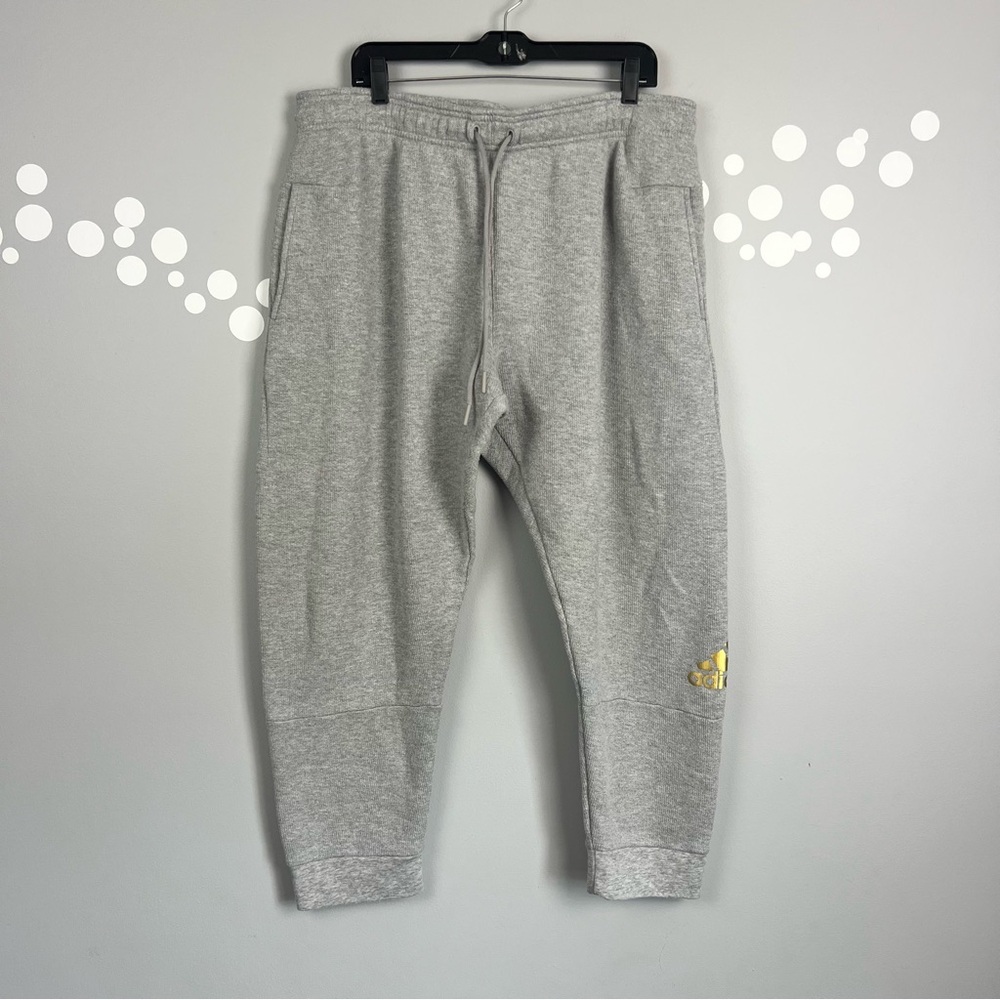Adidas Essential Sport ID Fleece Joggers Tappered Fit Size 2XL